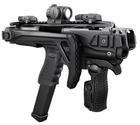 Обвіс тактичний FAB Defense K.P.O.S. Scout для Glock 17/19. Колір: чорний - зображення 2