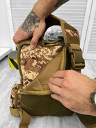Однолямочный рюкзак sahara Пиксель 15л - изображение 4