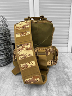 Однолямочный рюкзак sahara Пиксель 15л - изображение 7