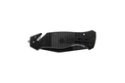 Нож складной MASTERTOOL "ELMAX" 207х37х16 мм черное нержавеющее лезвие алюминиевая рукоятка стропорез AMS1264 - изображение 7