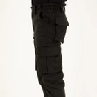 Штани чоловічі Карго повсякденні з кишенями, тканина канвас, колір чорний, 50 - зображення 3