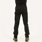Брюки мужские Карго повседневные с карманами, ткань канвас, цвет черный, 50 - изображение 4