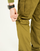 Чоловічі штани з утяжками під коліном, колір койот 54 - зображення 8