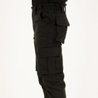 Штани чоловічі Карго повсякденні з кишенями, тканина канвас, колір чорний, 46 - зображення 3