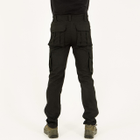 Штани чоловічі Карго повсякденні з кишенями, тканина канвас, колір чорний, 46 - зображення 4
