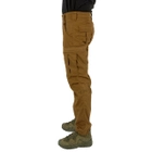 Брюки мужские с карманами и утяжками под коленом, демисезонные, цвет койот, 58 - изображение 3