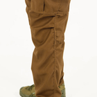 Брюки мужские с карманами и утяжками под коленом, демисезонные, цвет койот, 58 - изображение 6