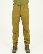 Брюки мужские с карманами и утяжками под коленом, демисезонные, цвет койот, 58 - изображение 8