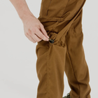 Брюки мужские с карманами и утяжками под коленом, демисезонные, цвет койот, 56 - изображение 6