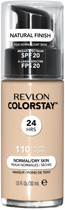 Podkład do twarzy Revlon ColorStay Makeup for Normal/Dry Skin SPF20 do cery normalnej i suchej 110 Ivory 30 ml (309974677011) - obraz 1