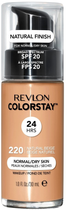 Тональна основа Revlon ColorStay Makeup for Normal/Dry Skin SPF20 для нормальної та сухої шкіри 220 Natural Beige 30 мл (309974677059) - зображення 1