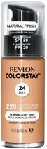 Тональна основа Revlon ColorStay Makeup for Normal/Dry Skin SPF20 для нормальної та сухої шкіри 220 Natural Beige 30 мл (309974677059)