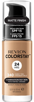 Podkład do twarzy Revlon ColorStay Makeup for Combination/Oily Skin SPF15 do cery mieszanej i tłustej 340 Early Tan 30 ml (309974700122) - obraz 1