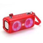 Bluetooth-колонка TG641, с RGB ПОДСВЕТКОЙ, speakerphone, радио, red