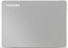 Жорсткий диск 2.5 1ТБ Toshiba Canvio Flex USB3.2 Срібний (HDTX110ESCAA) - зображення 3