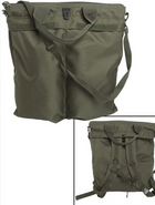 Сумка рюкзак тактическая для шлема и снаряжения Mil-Tec Helmet Bag 2 в 1 оливковая 13824001- - изображение 3