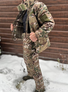 Зимний костюм тактический Softshell с мембраной на -20, Мультикам, размер XXL, зимний костюм для военных софтшел - изображение 2
