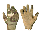 Тактические перчатки полнопалые с защитой Multicam M - изображение 1