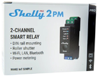 Inteligentny przełącznik Shelly "Pro 2PM" LAN Wi-Fi i BT dwukanałowy 25 A pomiar energii i sterowanie pokrywą (roletą) (3800235268032) - obraz 3