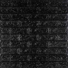 3D панель самоклеюча 700х770х5мм цегла Чорний (019-5) SW-00000151