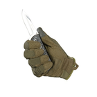 Тактичні рукавиці повнопалі із захистом Олива S - изображение 4