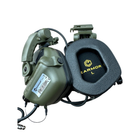 Активні захисні навушники Earmor M32X MARK4 Dual (FG) Olive Mil-Std - зображення 4