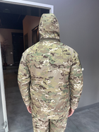 Куртка тактична зимова Softshell, Wolftrap, Мультикам, розмір XL, тепла зимова куртка для військових софтшелл - зображення 4