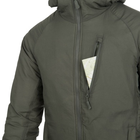 Куртка Helikon-Tex Wolfhound Hoodie® Climashield® Apex Alpha Green L - зображення 6