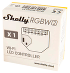 Контролер освітлення Shelly "RGBW2" Wi-Fi для світлодіодних смарт-стрічок (3800235262191) - зображення 5