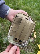 Тактический подсумок Molle сумка органайзер для телефона универсальная мультикам - изображение 8