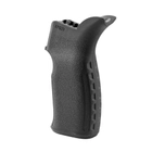 Ручка пистолетная полноразмерная MFT Engage для AR15/M16 Enhanced Full Size Pistol Grip - Черная - изображение 7