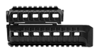 Цевье DLG Tactical для АК-47/74 с 2-мя планками Picatinny + слоты M-LOK (полимер) черное - изображение 4