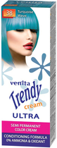 Krem do koloryzacji włosów Venita Trendy Cream 38 Turquoise Wave 75 ml (5902101518567) - obraz 1