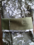 Штани чоловічі утеплені на флісі, тканина софтшелл піксель, подвійні коліна, 50 - зображення 8