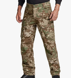 Зимові чоловічі штани флісові тактичні військові камуфляж ВСУ мультикам CQR Soft Shell, 7884565488-XL-36/34 - зображення 5