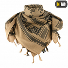 Арафатка зсу хлопок койот, тактический шарф платок шемаг с черепами M-TAC Pirate Skull Coyote/Black, куфия, 40903004 - изображение 5