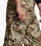 Зимние мужские штаны флисовые водонепроницаемые тактические военные камуфляж ВСУ мультикам CQR Soft Shell, 7884565488-S-30/32 - изображение 3