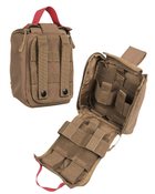 Підсумок-аптечка з поліестеру з покриттям із поліуритану зручна сумка для зберігання засобів першої допомоги швидковідкривна польова для туризму Mil-Tec - зображення 1