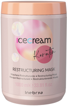 Maska do włosów Inebrya Ice Cream Keratin restrukturyzująca 1000 ml (8008277263120) - obraz 1