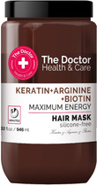 Maska do włosów The Doctor Health & Care keratyna + arginina + biotyna wzmacniająca 946 ml (8588006041644) - obraz 1