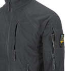 Куртка чоловіча Helikon-Tex Флісова демісезонна повсякденна M-T з 100% поліестеру сітчастою підкладкою стійка - комір еластичні манжети нагрудний кишеню з люверсом L Сірий - зображення 3
