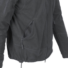 Куртка чоловіча Helikon-Tex Флісова демісезонна повсякденна M-T з 100% поліестеру сітчастою підкладкою стійка - комір еластичні манжети нагрудний кишеню з люверсом L Сірий - зображення 5