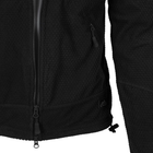 Куртка чоловіча Helikon-Tex Флісова демісезонна повсякденна M-T з 100% поліестеру сітчастою підкладкою стійка - комір еластичні манжети нагрудний кишеню з люверсом XLЧорний - зображення 7