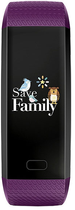 Фітнес-браслет SaveFamily Kids Band Фіолетовий SF-KBM (8425402547298) - зображення 2