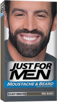 Farba do brody i wąsów Just For Men Moustache And Beard Real Black 28.4 g (8413853424015) - obraz 1