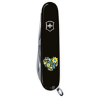 Ніж Victorinox Spartan Ukraine 91 мм Чорний Квіткове серце (1.3603.3_T1246u) - изображение 4