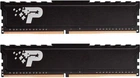 Память 16Gb x 2 (32Gb Kit) ddr4, 3200 MHz, Patriot Signature Line Premium, Black, 16-18-18-36, 1.35v, с радиатором (psp432g3200kh1)