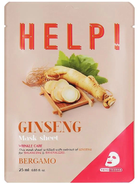 Маска для обличчя Bergamo Help Sheet Mask Ginseng 25 мл (8809414192293) - зображення 1