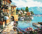Картина по номерам "Летняя набережная" Brushme 40x50 см (tvo0007721)