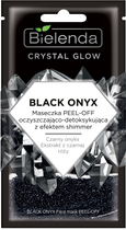 Maseczka do twarzy Bielenda Crystal Glow Black Onyx peel-off 8 g (5902169042363) - obraz 1